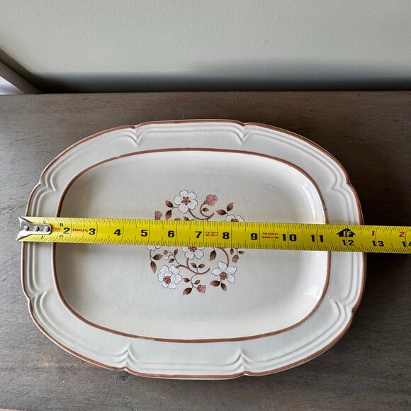 The Covington Edition Idlewild Vintage 12.5" Serving Platter Stoneware Japan - Picture 6 of 14